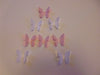 20 3d PEARLESCENT BUTTERFLY TOPPER WALL DECORATION DECOR STICKERS GIRLS ROOM cur