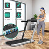 2 in 1 Folding Treadmill Electric Walking Running Machine Bluetooth LED Display