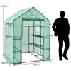 Outdoor Portable Walk-in Greenhouse Planter Flower Grow Tent Zippered Entry Door