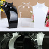 2X ACRYLIC JEWELLERY NECKLACE CHAIN DISPLAY PENDANT BUST HOLDER SHOW STAND CHAIN