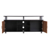TV Cabinet Stand Entertainment Center Media Furniture Unit Console Black 120cm