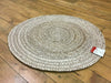 DHAKA Braided Round Rug Hand Woven with Natural Indian Jute Small Medium Large