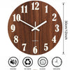 30cm Luminous Wall Clock Glow In The Dark Quartz Open Face Hanging Numeral Clock