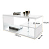 Modern irregular Coffee Table Storage Drawer Living Room Furniture Tea table