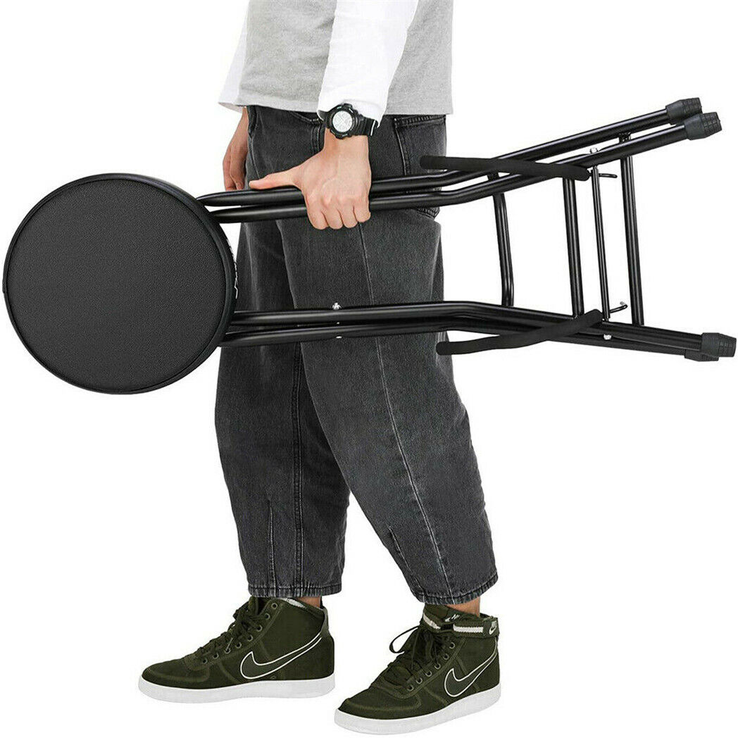 Foldable Musician Stool Guitar Stool Practice Chair Seat Acoustic Guit ...