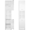 Modern Bathroom Cupboard Tall Cabinet Furniture Large Storage Unit Home Kitchen