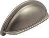 KNOB or CUP HANDLES PEWTER FINISH FOR KITCHEN CABINET DOORS & DRAWERS