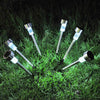 10 x STAINLESS STEEL SOLAR LIGHTS POWERED GARDEN POST PATH LED LAWN PATIO XMAS