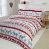 THERMAL 100% BRUSHED COTTON FLANNELETTE QUILT DUVET COVER BED SET COSY WARM SOFT