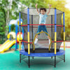 Kids Trampoline With Safety Enclosure Net Children Indoor Outdoor Garden Fun Toy
