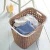 Large Laundry Cart Basket Washing Clothes Storage Shelf Bathroom Organiser Rack