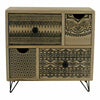Design 4 Drawer Free Standing Trinket Storage Unit Small Wooden Cabinet