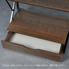 2 Tier Microwave Rack with Drawer Kitchen Shelf Holder Storage Organizer Stand