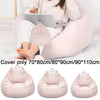 Adults Kid Large Bean Bag Chair Sofa Couch Cover Indoor Lazy Lounger No filling