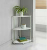 Norsk White high gloss 3 Tier Corner Unit Perfect for your living room.