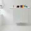 New Round Radiator Shelves Shelf 60cm/90cm MDF Included Brackets corners UK