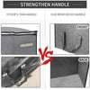 4x Large Clothes Storage Bags Zipped Organizer Underbed Wardrobe Cube Closet Box