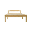 Single Bed Frame In White 3ft Solid Wooden Frame. Fits Single Mattress 190x90 cm
