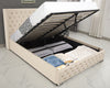 Ottoman Bed Small Double King Size Storage Gas Lift Up Velvet Bed Frame Bedroom