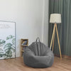 Bean Bag Chair Cover Indoor Beanbag Seat Lazy Lounger for Adult Kids NO-Filling