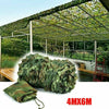 4mX6m Army Camouflage Net Camo Netting Camping Shooting Hunting Hide Cover Green