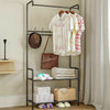 Clothes Rail Garment Rack Heavy Duty Hanging Display Stand Shoe Storage Shelf UK