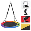 100cm Giant Nest Web Rope Hanging Tree Swing Seat Round Backyard Playground