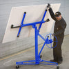 Heavy Duty 11Ft Lifter Tool Drywall Hoist Caster Plaster Board Panel Sheet Lift