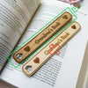 Personalised Wooden Bookmark Birthday  Teachers Gift Mum Dad Gifts.