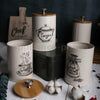 3PCS Retro Tea Coffee Sugar Kitchen Storage Canisters Jars Pots Containers UK