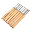 8Pcs Wood Turning Lathe Chisel Set Gouges Woodworking Carving Carpentry Tool UK