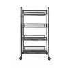 4 Tier Kitchen Food Storage Trolley Vegetable Cart Rack Shelf Bathroom