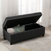 Storage Window Footstool Ottoman Bench Chest Seat Bed End Toy Box Wooden Legs