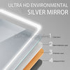 500X700 IP45 Waterproof Touch Control Light LED Illuminated Bathroom Mirror UK