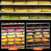 6 Trays Food Dehydrator Dryer Electric Fruit Drying Machine Steel 35L