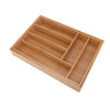 Bamboo Extending Cutlery Tray Drawer 6-8 Adjustable & Durable Compartments