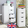 Storage Closet Wardrobe Clothes Organizer Cupboard Shoe Cabinet Unit 4 Drawers