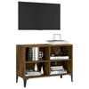 Small Rustic TV Cabinet Chic Sideboard Metal Legs Media Storage TV Stand Unit