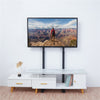 Stable 2-Leg 32" 45 55 60 65" TV Floor Stand Studio Mount For Samsung Sony LG