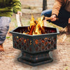 Fire Pit Large Firepit Outdoor Brazier Garden Party BBQ Round Stove Patio Heater