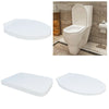 O/U/Square Shape Design WC Toilet Seat Soft Close Top Fix Quick Release Hinge UK