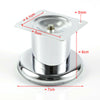 4x Brushed Chrome Coffee Table Desk Stand 6-15cm Cabinet Furniture Leg Sofa Feet