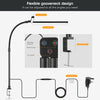 LED Double Head Desk Lamp 24W Foldable Reading Desk Light Dimmable Eye Caring