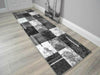 Grey Blue Long Short Narrow Hall Runner Rugs Corridor Thick Hallway Carpets Mats