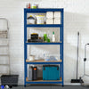 Neo 5 Tier Blue Large Steel Garage Shelving Racking Unit Storage Racks 180x90x40