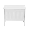 Ottoman Toy Box Chest Wooden Storage Blanket Bedding Trunk Cabinet UK