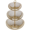 3 Tier Metal Fruit Bowl Basket Display Storage Holder Stand Vegetable Cakes Rack