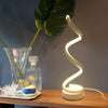 LED Table Lamp Spiral Desk Lamp Warm White Modern Reading Light Bedside Room