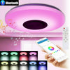36W RGB LED Ceiling Light Bluetooth Speaker WiFi Music Lamp Dimmable APP Remote