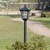 1.2m Solar Power Outdoor LED Security Lamp Post Light | Garden Path Driveway